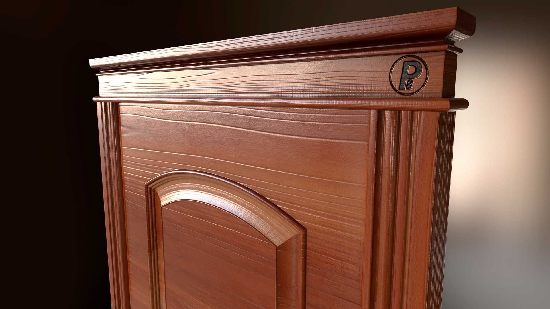 top-wooden door-close-office-3d-wood-door-pixelion8